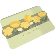 모네타 플레시 플라워 소프트 발매트, A02, 1개