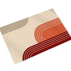 Moneta 極簡現代線條地墊, A06, 1個