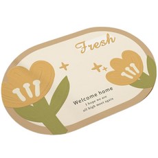 Moneta 花卉系列柔軟地墊 80 x 50 cm, A02, 1個