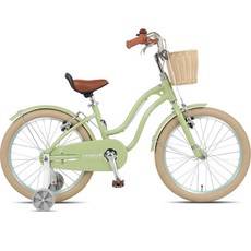소니아 아동용 밍키 알루미늄 클래식 자전거 미조립 50cm, 그린, 1개