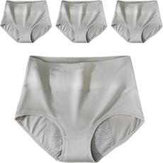 어리플 여성용 하이웨스트 빅사이즈 위생팬티 4종 세트