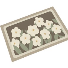 莫內塔棕色系列輕量腳踏墊, A03, 1個