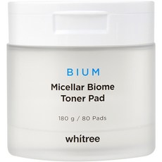 whitree 肌膚平衡化妝水棉片 180g, 80片, 1個
