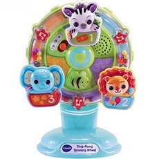 Vtech Baby 唱歌的動物朋友旋轉輪旋律玩具, 混色