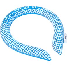 SpeedGown 涼感管狀圍巾 頸部冷卻器 冰涼頸圈, 白底圓點
