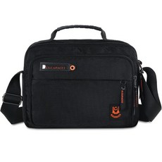 CAPACCI 男用運動休閒斜背包 YB_CP8404, 黑色