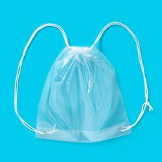 minhwashop 防水透明束口袋 UDOOM0171, 白色, 10個