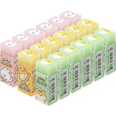 POPO FANCY Hamchi角色橡皮擦, 6組, 混色