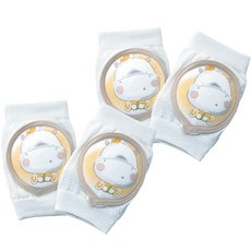 Tobagi 竹製嬰兒護膝, 2組, 河馬米色