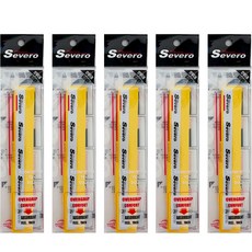 세베로 소프트핏 오버그립 라켓용품 SG100, 옐로우, 5개