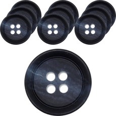 ButtonKing 1094 N4 鈕扣 20mm, 10個, 海軍藍 58