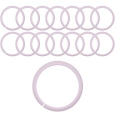 동대문단추왕 컬러 오링 O링 내경 10mm, 15개, 라이트퍼플