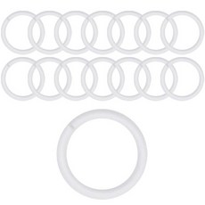 동대문단추왕 컬러 오링 O링 내경 10mm, 15개, 화이트