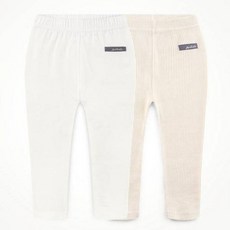 milk mile 童款跳跳糖系列內搭長褲+素色羅紋內搭長褲組