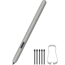 JROAD 三星Galaxy Tab S8 / S8 Plus / S8 Ultra 基本保護殼 + 5入筆尖 + 專用鑷子組, 灰色, 1組