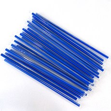 Tina Picnic 直式吸管 藍色, 500個, 1個