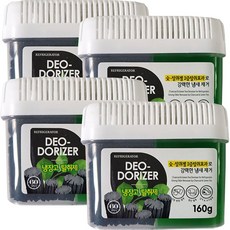 Herb Story 雙效木炭冰箱除臭劑, 160g, 4個