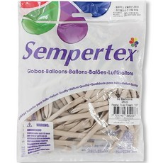 셈퍼텍스 요술풍선 260S 50p, 파스텔더스크크림, 1세트