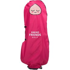 KAKAOFRIENDSGOLF Kakao Friends高爾夫圖案高爾夫航空套 Apeach, 粉色