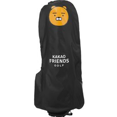 KAKAOFRIENDSGOLF Kakao Friends高爾夫圖標高爾夫航空套 Ryan, 黑色