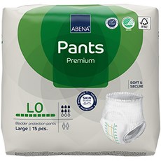 ABENA 雅保 護理褲 成人紙尿褲, 大型, 15枚入, 1個