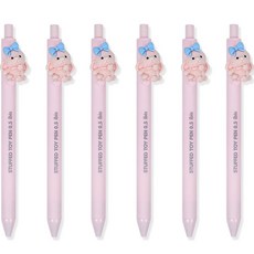 ibis 動物朋友們 娃娃凝膠筆 0.5mm 12448, 6個, 兔子