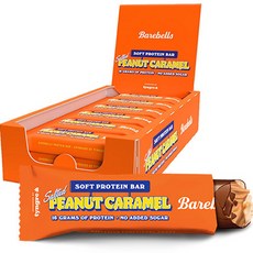 Barebells 柔軟蛋白質蛋白棒 花生焦糖, 12個, 55g