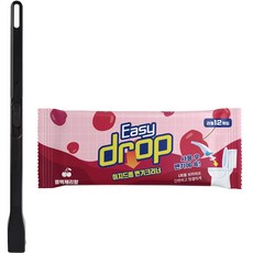 Easy drop 馬桶清潔刷 新手柄組 黑櫻桃香, 黑色, 1個