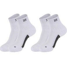 REXY Iron Balance 短筒踝襪 2雙組, 白色包, 1套