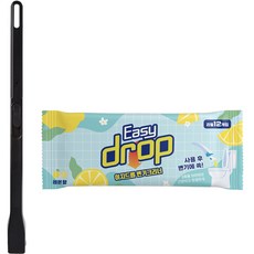 Easy drop 馬桶清潔刷 新款握把組 檸檬香, 黑色, 1個