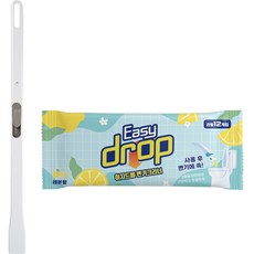 Easy drop 馬桶清潔刷 新款握柄組 檸檬香, 灰色, 1套