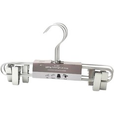 선우랜드 심플 알루미늄 치마바지걸이, 실버, 3개