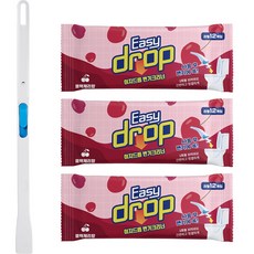 Easy drop 馬桶清潔刷 新手柄組 黑櫻桃香, 藍色, 3個