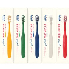 Bristik Ergo 原創成人牙刷5件組, 5入, 1套