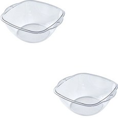 THE ZAKKA 多用途洗臉盆 S, 2個, 透明