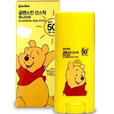 glan skin 迪士尼小熊維尼防曬棒 SPF50+ PA++++, 15g, 1個