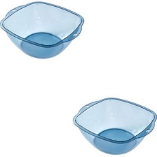 THE ZAKKA 透明多用途臉盆 S, 2個, 藍色