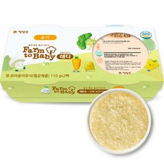 Farm to Baby 孩童中期室溫輔食, 2入, 豆腐小白菜口味, 110g