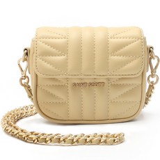 St Scott Korin迷你斜背包 GBYL586, 奶油黃