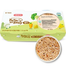 팜투베이비 레디 실온이유식 완료기, 2개, 2개, 110g