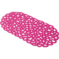 모네타 첼리 원형 샤워실바닥 미끄럼방지 매트, 로즈핑크, 1개