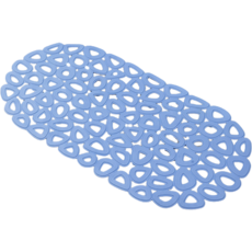 모네타 첼리 원형 샤워실바닥 미끄럼방지 매트, 라이트블루, 1개