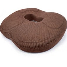 記憶棉甜甜圈坐墊, 棕色, 1個