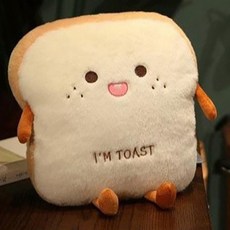 EVERYOUNG 吐司靠墊 角色坐墊 呆萌臉, 混合顏色