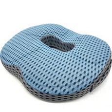 記憶棉甜甜圈坐墊, 藍色, 1個
