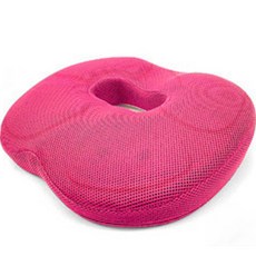 記憶棉甜甜圈坐墊, 粉色, 1個