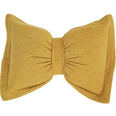 다마다마 모던 리본 등받이 쿠션 솜포함, 옐로우