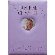 皮革黏貼式客製化人生四格照超音波相簿, 25張, 牛奶紫羅蘭