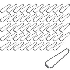 彩色珠鍊, 50個, 深灰色