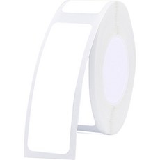 BARABOGO P12標籤印表機專用標籤紙 分離標籤 白色 12*40mm, 150 個車位, 1個